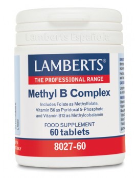 Pack x3 Methyl B Complex 60 tabletas. Lamberts