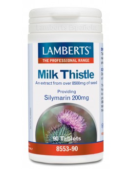 Pack x3 Milk Thistle Cardo Mariano 6250 mg 90 tabletas. Lamberts