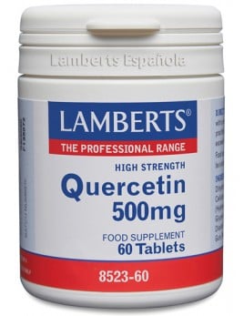 Pack x3 Quercitina 500 mg 60 tabletas. Lamberts