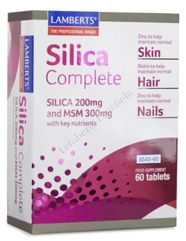 Pack x3 Silica complete 200 mg 60 cápsulas. Lamberts
