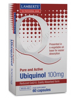 Pack x3 Ubiquinol 100 mg 60 cápsulas. Lamberts