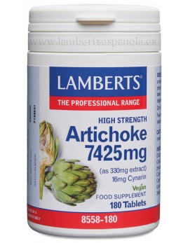 Pack x3 Artichoke 7425 mg (Alcachofa) 180 tabletas. Lamberts