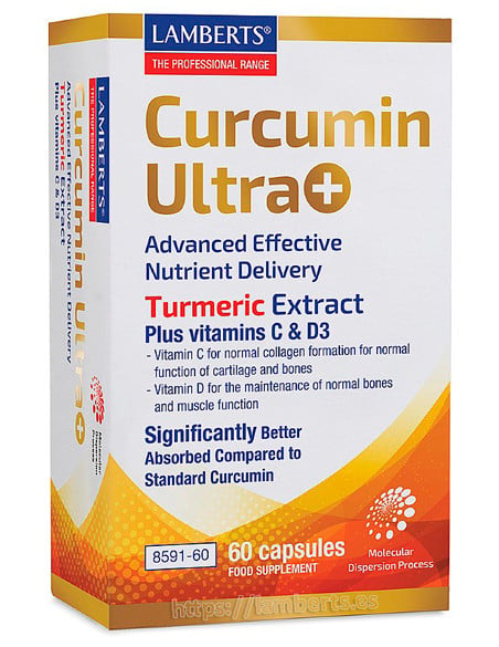 Curcumin Ultra  60 cápsulas. Lamberts