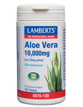 Aloe vera 10000 mg 120 tabletas Lamberts