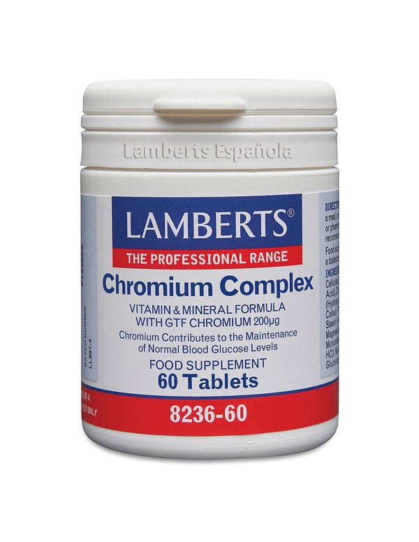 Cromo Complex 60 tabletas. Lamberts