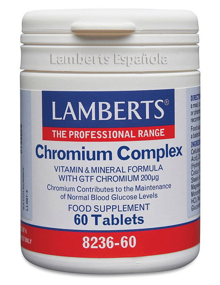 Cromo Complex 60 tabletas. Lamberts