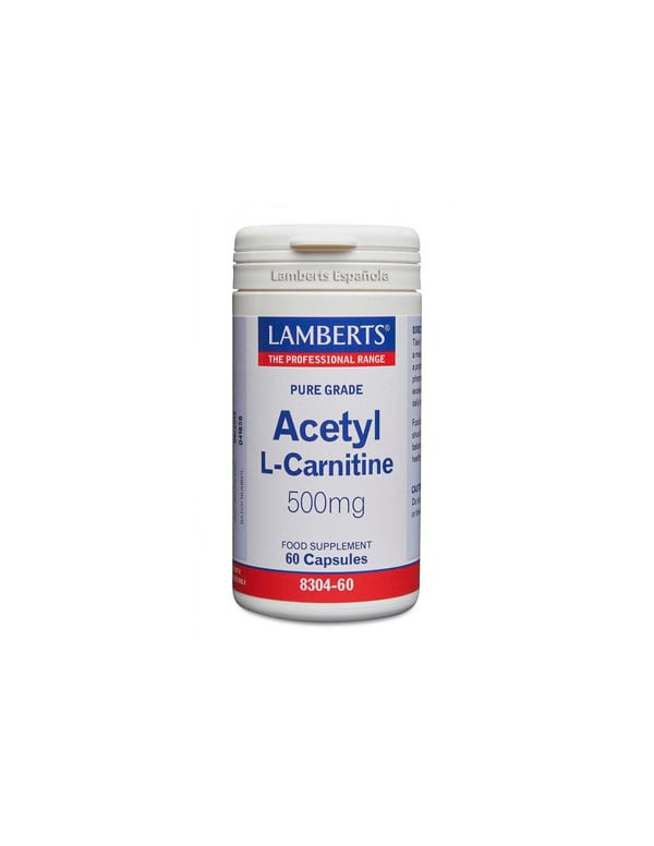 Acetyl L-Carnitine 500 mg 60 cápsulas. Lamberts