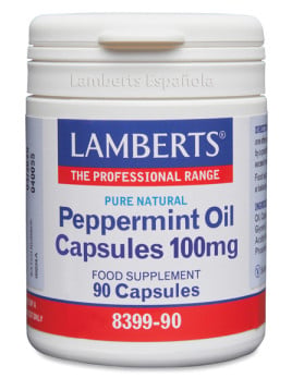 Aceite de Menta Peppermint Oil 100 mg 90 caps. Lamberts