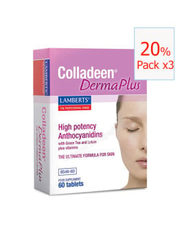 Pack x3 Colladeen derma plus 60 tabletas. Lamberts
