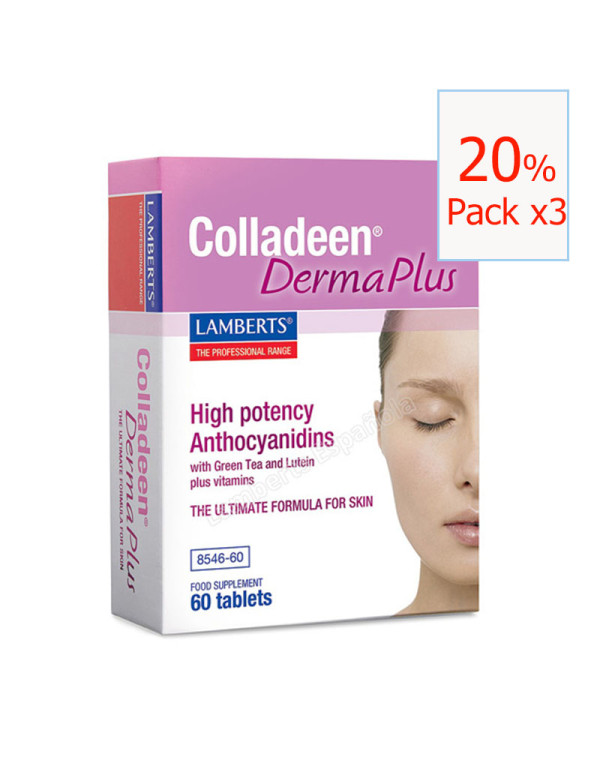 Pack x3 Colladeen 60 tabletas. Lamberts