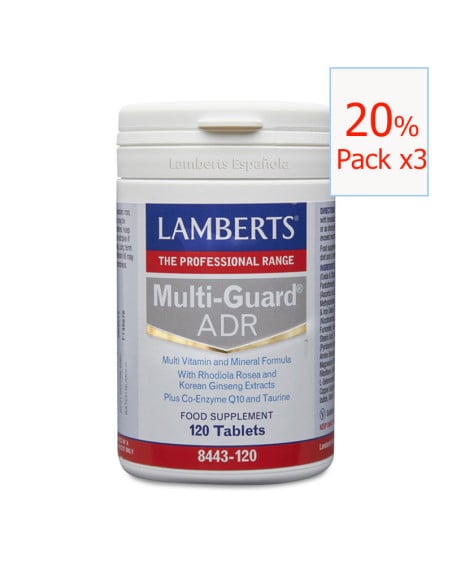 Pack x3 Multi-guard Adr 120 tabletas. Lamberts