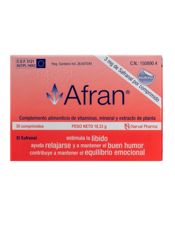 Afran 30 comprimidos. Narval Pharma