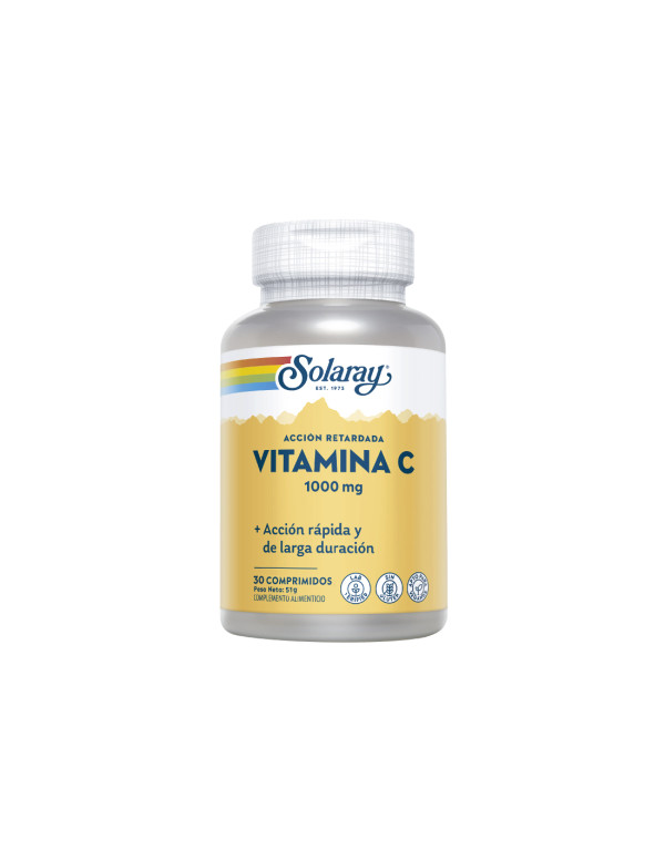 Vitamina C 1000 mg 100 comprimidos. Solaray