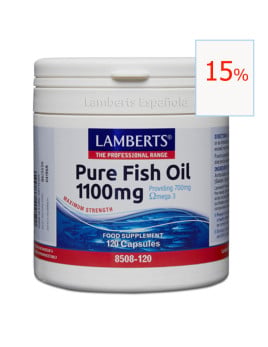 Aceite Pescado Puro 1100 mg 120 cápsulas. Lamberts