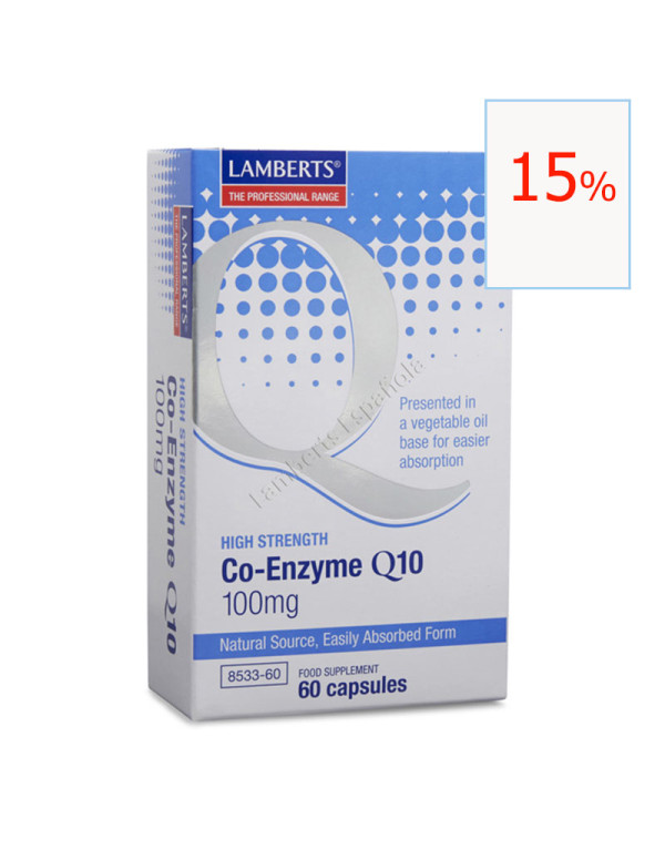 Coenzima Q10 100 mg 60 cápsulas. Lamberts