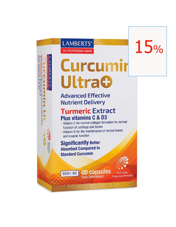 Curcumin Ultra + 60 cápsulas. Lamberts