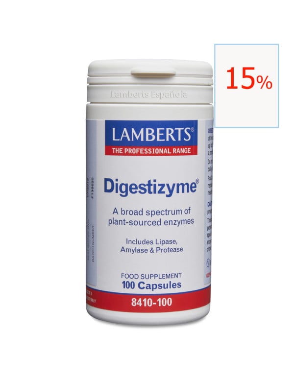 Digestizyme 100 cápsulas. Lamberts