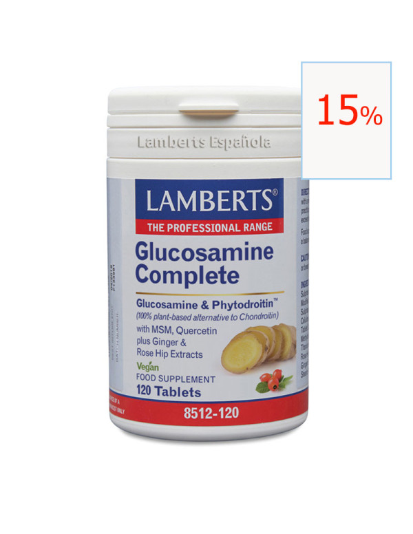 Glucosamina Completa 120 tabletas. Lamberts