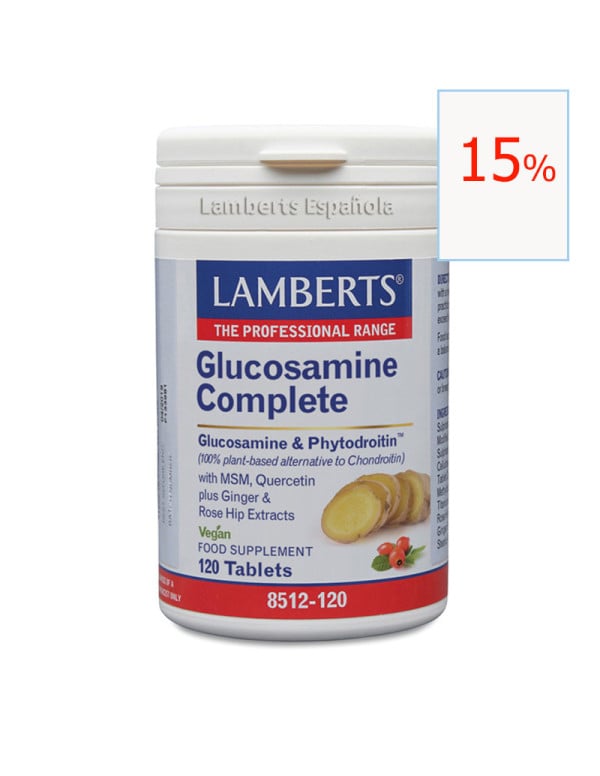 Glucosamine complete vegan 120 tabletas Lamberts