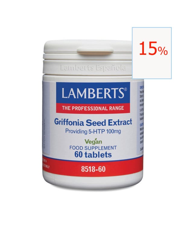 Griffonia seed Extract 100 mg 60 tabletas. Lamberts