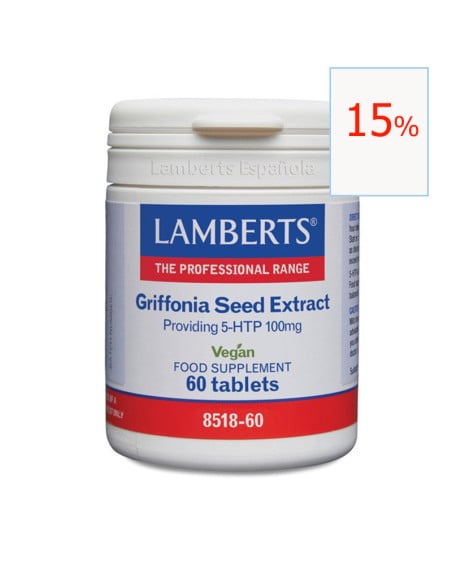 Griffonia seed extract 100 mg 60 tabletas. Lamberts