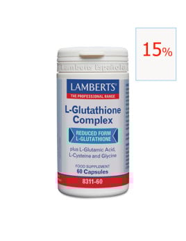 L-glutathione Complex 60 cápsulas. Lamberts