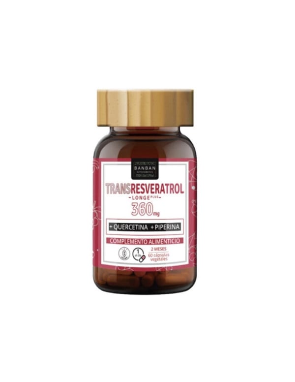 Transresveratrol 360 mg 60 cápsulas. Banban