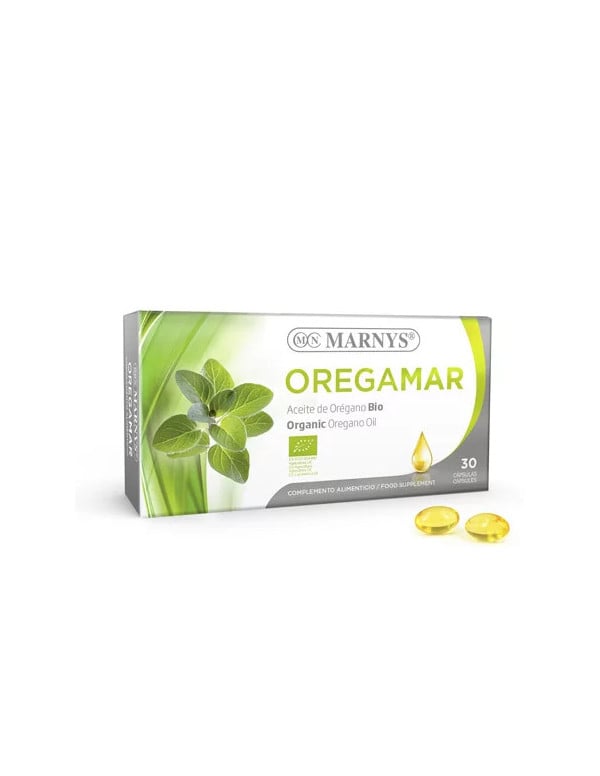 Oregamar (aceite orégano) 30 cápsulas. Marnys