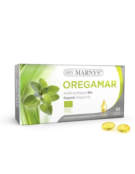 Oregamar Aceite orégano 30 cápsulas. Marnys