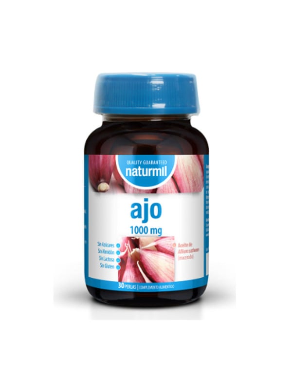 Ajo 1000 mg 30 comprimidos. Naturmil. Dietmed