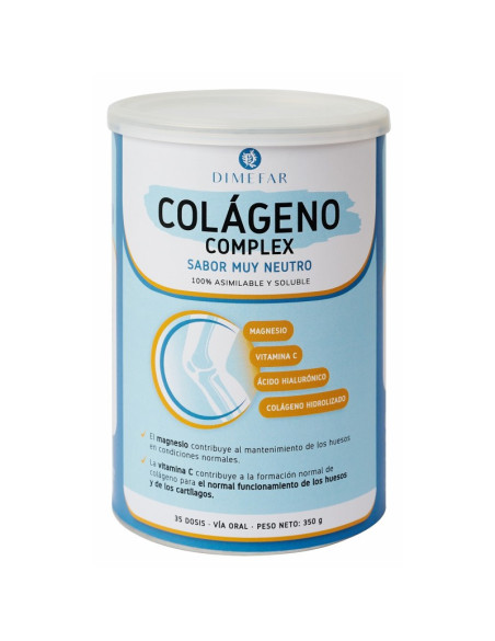 Colágeno complex sabor muy neutro 350 g. Dimefar