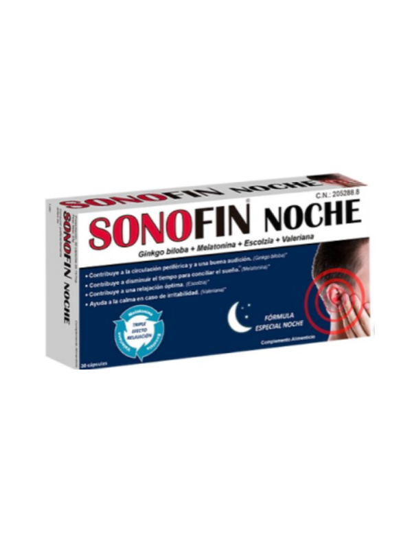 Sonofin noche  30 cápsulas. Ionfarma. Pharma OTC