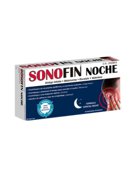 Sonofin noche  30 cápsulas. Ionfarma. Pharma OTC