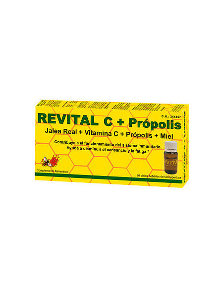 Revital C+propolis+Jalea Real 20 amp. Ionfarma. Pharma OTC