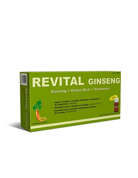 Revital Ginseng+ J.real+ Vit C 20 Ampollas. Ionfarma. Pharma OTC