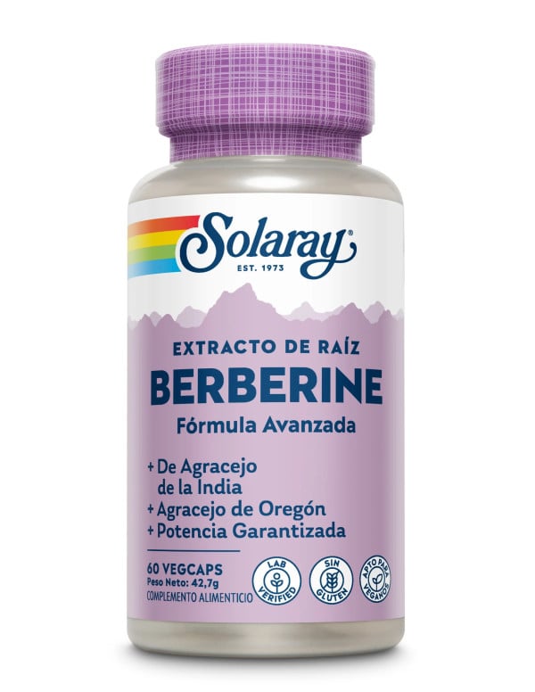 Berberine 60 cápsulas. Solaray