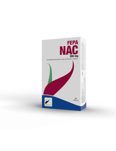 Fepa NAC forte 600 mg 60 cápsulas. Fepadiet
