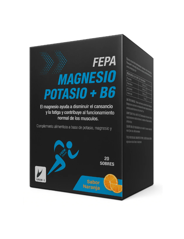 FEPA Magnesio, Potasio+B6 20 sobres. Fepadiet