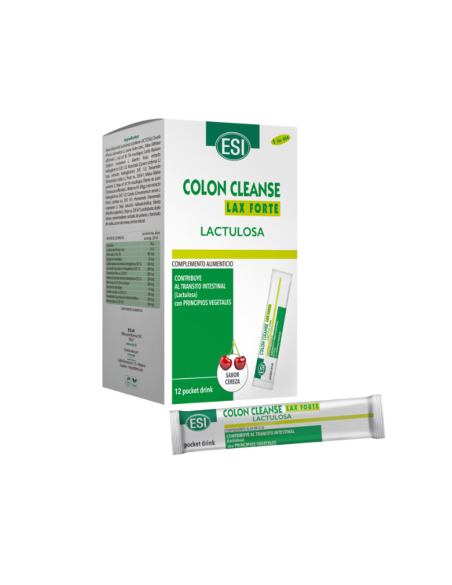 Colon Cleanse Lax forte (Lactulosa) 12 sobres. ESI-Trepadiet