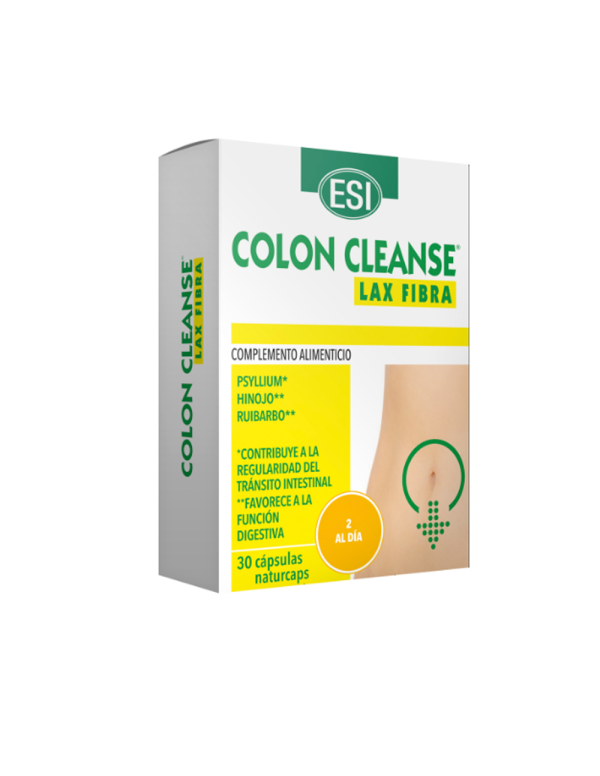 Colon Cleanse Lax Fibra 30 cápsulas. Esi-Trepadiet