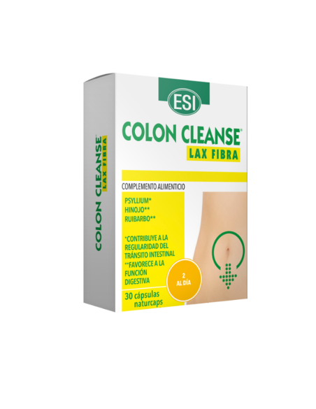 Colon Cleanse Lax Fibra 30 cápsulas. Esi-Trepadiet
