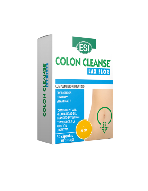 Colon Cleanse Lax Flor+Prebioticos 30 caps. Esi-Trepadiet