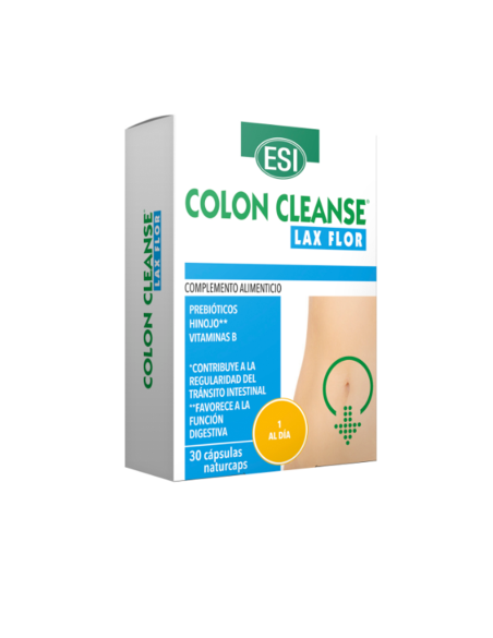 Colon Cleanse Lax Flor+Prebioticos 30 caps. Esi-Trepadiet