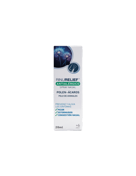 Rinurelief antialérgico spray nasal 20 ml. Alchemlife