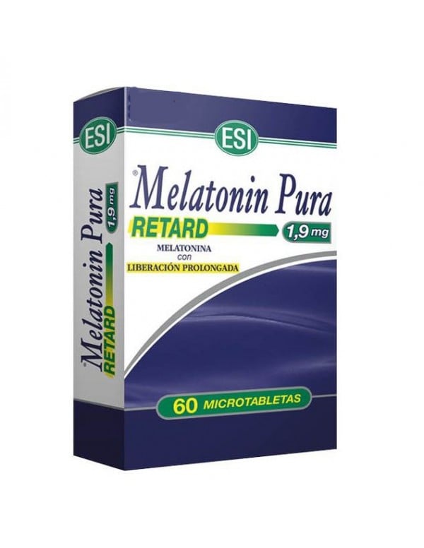 Melatonin Pura Retard 19 mg 60 microtabletas. Esi Trepadiet
