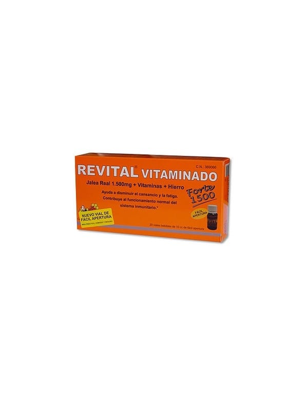 Revital Vitaminado Forte 1500 mg 20 ampollas. Ionfarma