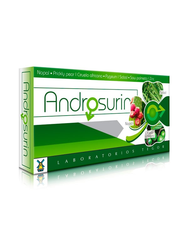 Androsurin 40 cápsulas. Tegor