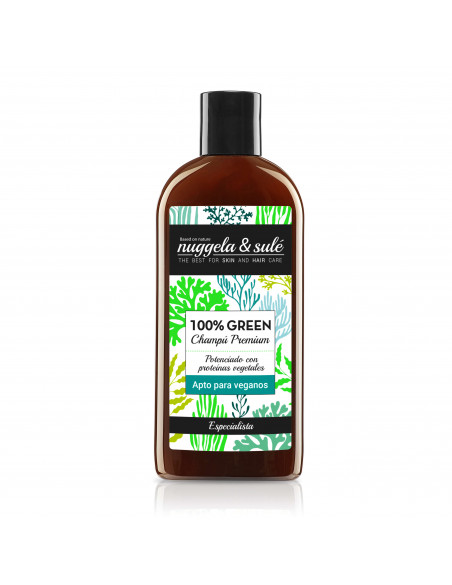 Champú premiun 100% green 250 ml. Nuggela&Sule