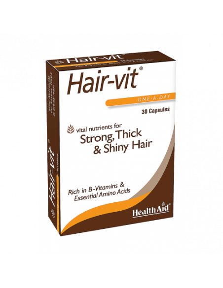 Hair Vit 30 cápsulas. Health Aid
