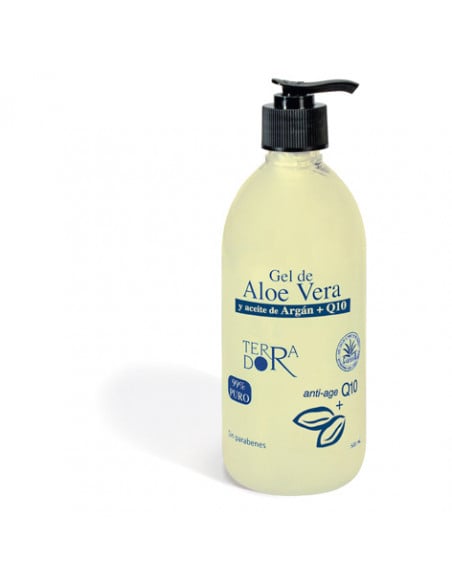 Gel Aloe Vera Aceite de Argán y Coenzima Q10 500ml Derbos